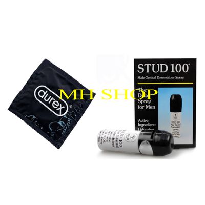 [1 Tặng 1] Bao cao su Durex Perfoma 1 Cái Tặng Chai Xịt Stud100