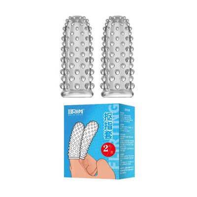 Bao Cao Su Ngón Tay Có Gai Aichao Hộp 2 Cái Cao Cấp Kích Thích Dùng Lại Nhiều Lần