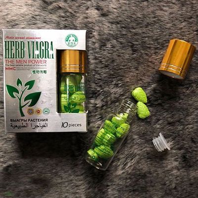 Lọ 10 Viên Uống Herb KIN KU NGFU Xanh Tăng Độ Cứng Bền Bỉ Và Kéo Dài Thời Gian Nam Giới