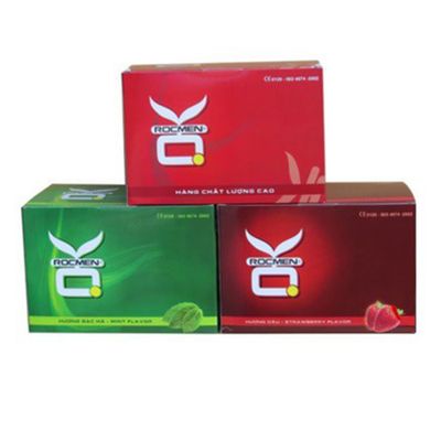 Bao cao su OK Rocmen gia đình hương bạc hà - dâu tây giá rẻ siêu tiết kiệm [đổi tên khi giao]