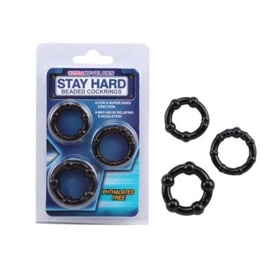 Vòng đeo dương vật Stay Hard silicone tăng khoái cảm cuộc yêu [đổi tên khi giao]