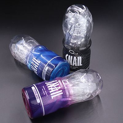 Cốc âm đạo giả cao cấp Snail silicon trong suốt [đổi tên khi giao]