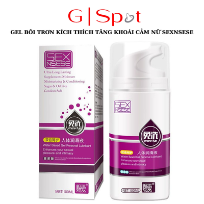 Gel Boi Tron Kích Thích Tăng Khoái Cảm Nữ SEXNSESE - 60 ML