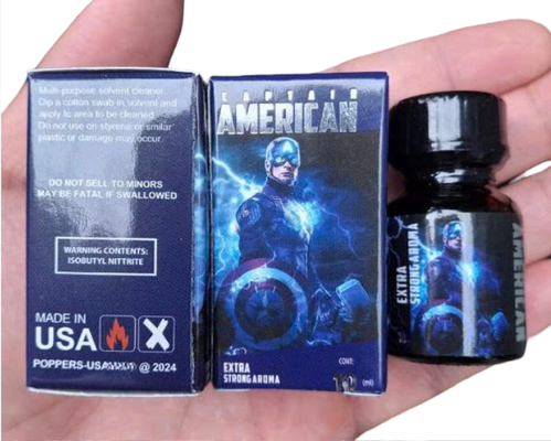 Popper 10ml Captain America - Chính Hãng USA