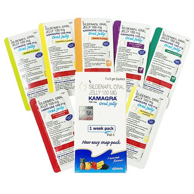 Oral Jelly KAMA 100mg - Kéo dài tăng cứng cho phái mạnh