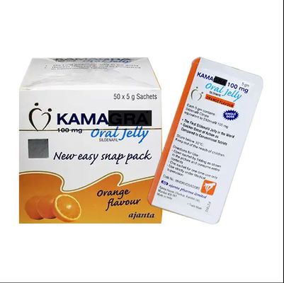 Thạch cuong dương Kama Oral Jelly 100mg Ajanta - Hộp 50 gói