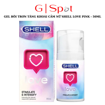 Gel Boi Tron Tăng Khoái Cảm Nữ Shell Love Pink - 50ml