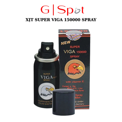 Xịt Super Viga 150000 Spray Cho Nam Giới Chính Hãng