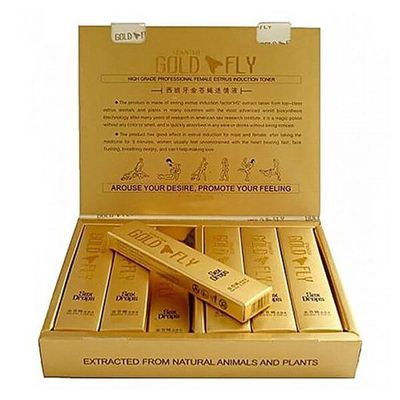  Nước Gold Fly - Sản Phẩm Hỗ Trợ Nữ - Chính Hãng USA - Hộp 12 Gói