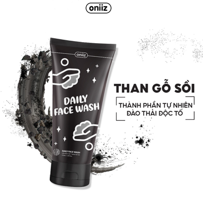 Sữa Rửa Mặt Daily Face Wash – Than Gỗ Sồi Ngừa Mụn Ẩn 100ml