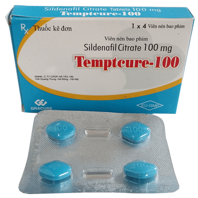 Viên Uống Hỗ Trợ Phái Mạnh Temptcure-100 - Vỉ 4 Viên