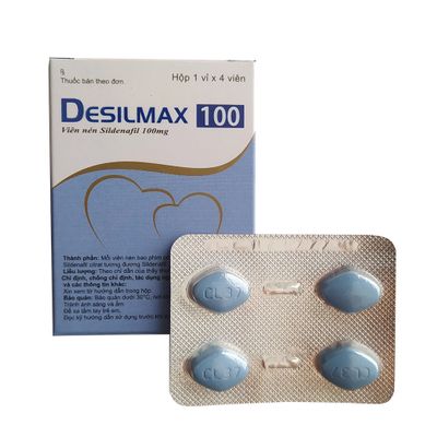 Viên Uống Hỗ Trợ Phái Mạnh Desilmax 100 - Vỉ 4 Viên