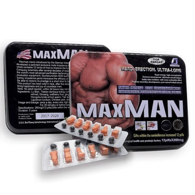 Viên Uống Hỗ Trợ Sức Khỏe MaxMan USA 2600mg 24 Viên