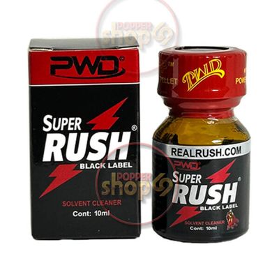 Chai hít tăng khoái bao phê kích thích Popper Super Rush Black PWD 10ml Che tên khi giao hàng