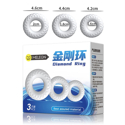 Vòng đeo dương vật STVONG Meleon Set - A 3 Chiếc Che tên khi giao hàng