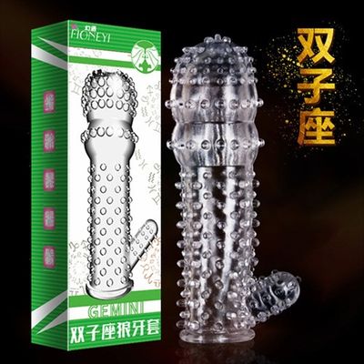 Bao cao su đôn bi gai to BDD Fioneyi Gemini Gai Nhánh 1 Cái che tên chính hãng