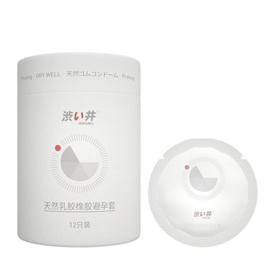Bao cao su siêu mỏng kéo dài thời gian DryWell Long Lasting Pro 12 cái che tên chính hãng