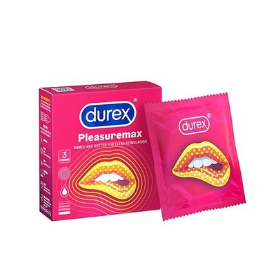 Bao cao su siêu mỏng kéo dài thời gian Durex Pleasuremax 3 cái che tên chính hãng