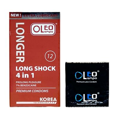 Bao cao su siêu mỏng kéo dài thời gian Oleo 4in1 12 cái che tên chính hãng