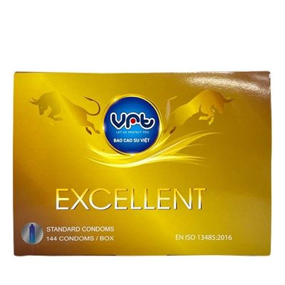Bao cao su siêu mỏng kéo dài thời gian VRT 144 cái che tên chính hãng