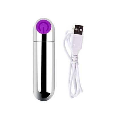 Đạn rung inox 10 chế độ, dùng sạc