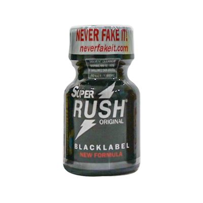 Chai hít tăng khoái cảm Popper PWD USA Super Rush Black Label - Chai 10ml Mỹ
