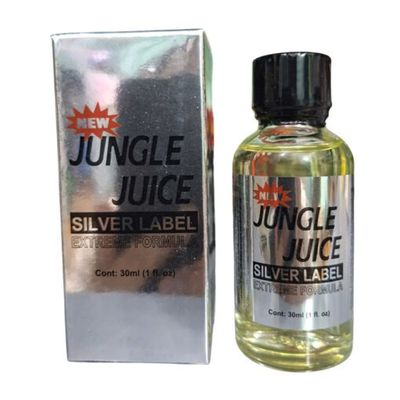Chai hít tăng khoái cảm Popper Jungle Juice Silver Label Extreme Formula 30ml Chính Hãng