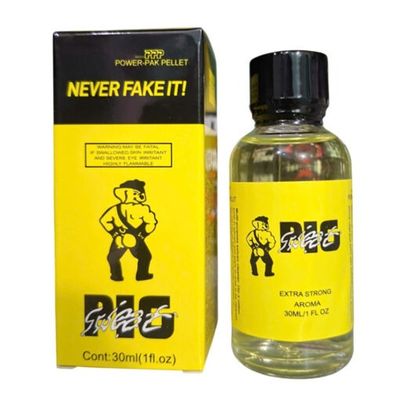 Chai hít tăng khoái cảm Popper Pig Sweat 30ml Never Fake It Chính Hãng