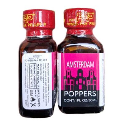 Chai hít tăng khoái cảm Popper Amsterdam Hồng 30ml PWD Chính Hãng
