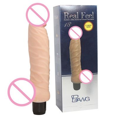 Dương Vật Giả Real Feel 18 Silicon Cao Cấp Kèm Rung