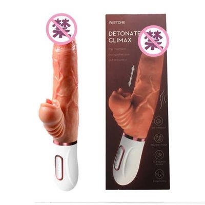Dương Vật Giả Detonate Climax Cầm Tay Rung Thục Sưởi Ấm Tự Động Lưỡi Liếm