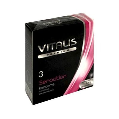 Bao Cao Su Vitalis Sensation Nhiều Gel, Kéo Dài Thời Gian hộp 12