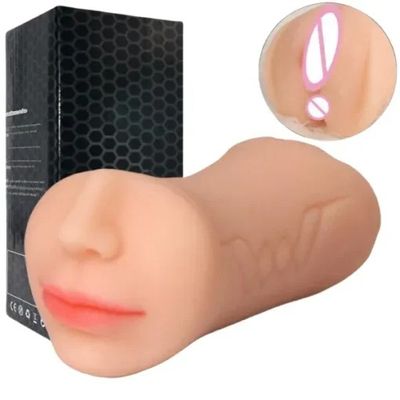 Âm Đạo Giả SIlicon Hai Đầu Mini Đa Năng Cho Nam