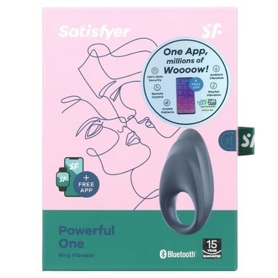 Vòng đeo dương vật Satisfyer Powerful One đa chế độ rung