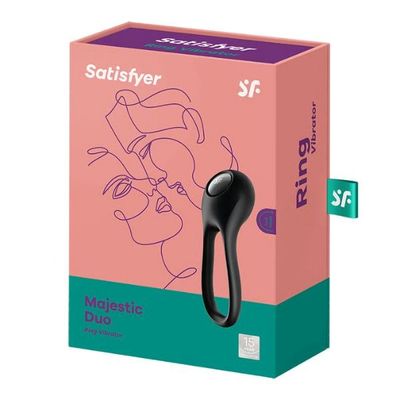Vòng đeo dương vật Satisfyer Majestic Duo dành cho cặp đôi