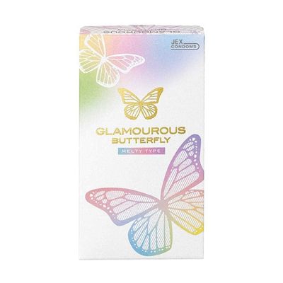 Bao cao su Mỏng ôm sát JEX Glamourous Butterfly Melty  - Hộp 10 cái