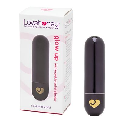 Máy massage kích thích nữ Lovehoney Glow Up hình thỏi son cao cấp