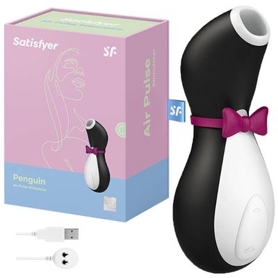 Máy rung massage kích thích nữ Satisfyer Penguin hình chim cánh cụt
