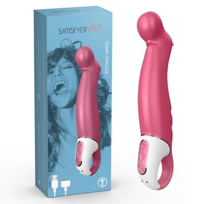 Máy rung massage kích thích nữ Satisfyer Petting Hippo kích thích điểm G