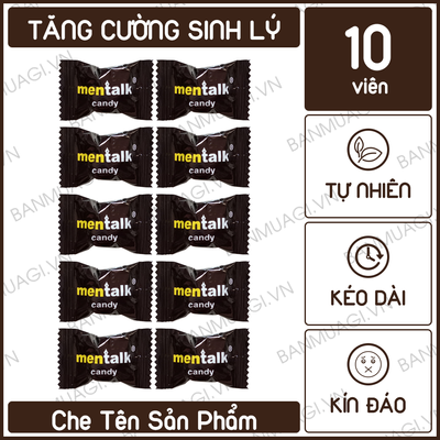 Combo 10 Viên Kẹo Sâm Đen Mentalk Malaysia - Viên Cứng 404648