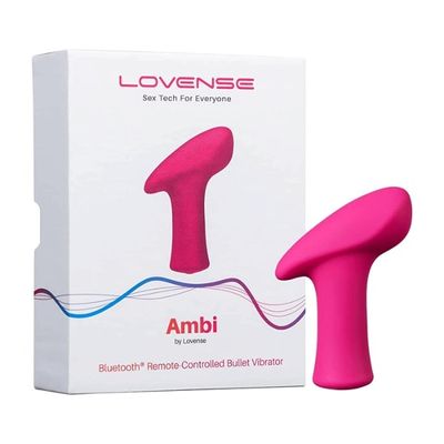 Máy rung massage kích thích nữ Lovense Ambi massage điểm G có App