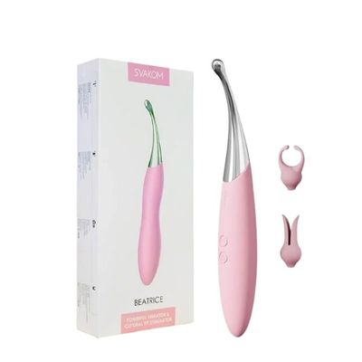 Máy rung massage kích thích nữ Svakom Beatrice với 2 đầu phụ thay thế