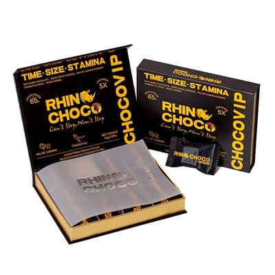 Viên kẹo ngậm nhân sâm cương và kéo dài nam 3 Viên Rhino Choco chính hãng