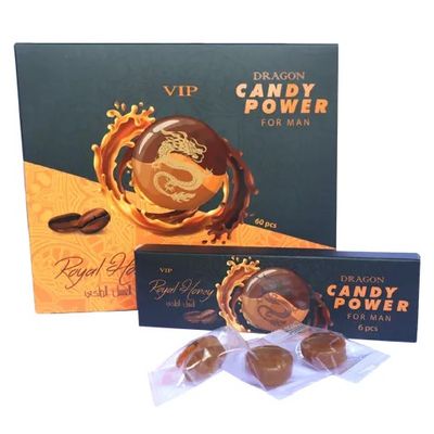 Viên kẹo ngậm nhân sâm cương và kéo dài nam 3 Viên Vip Dragon Power Candy chính hãng