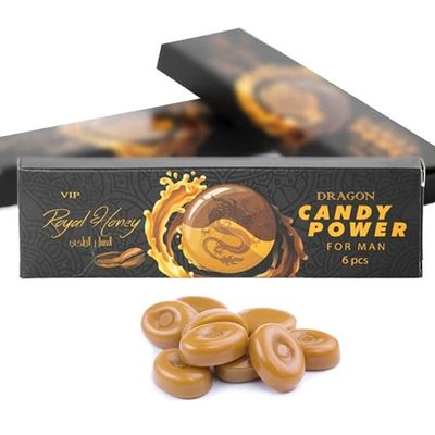 Viên kẹo ngậm nhân sâm cương và kéo dài nam 5 Viên Vip Dragon Power Candy chính hãng