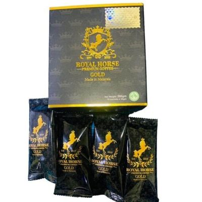 Cà Phê nhân sâm cương kéo dài nam 1 Gói Royal House Premium Coffee Gold chính hãng
