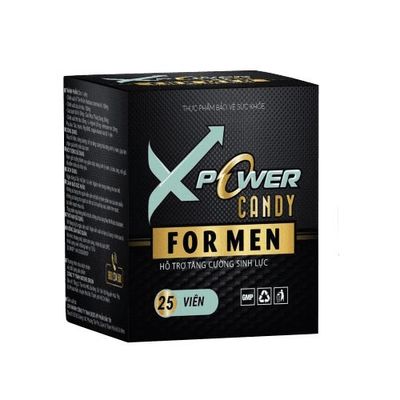 Viên kẹo ngậm nhân sâm cương và kéo dài nam 1 Viên Xpower Candy For Men chính hãng