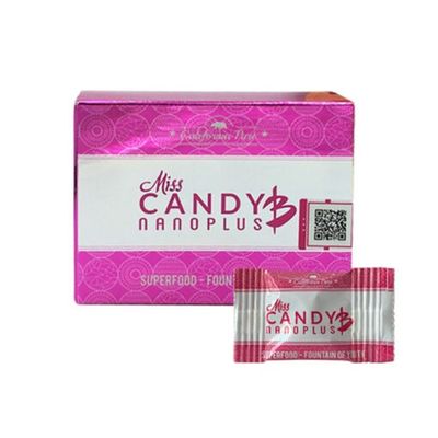 Viên kẹo ngậm nhân sâm 1 Viên Miss Candy B Nano Plus Cho Phái Nữ Chính Hãng
