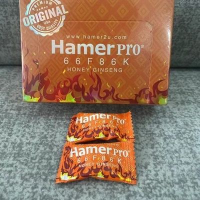 Viên kẹo ngậm nhân sâm cương và kéo dài nam 3 Viên HamerPro 66F86F chính hãng