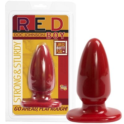 Đồ chơi hậu môn Doc Johnson Red Boy Butt Plug êm ái